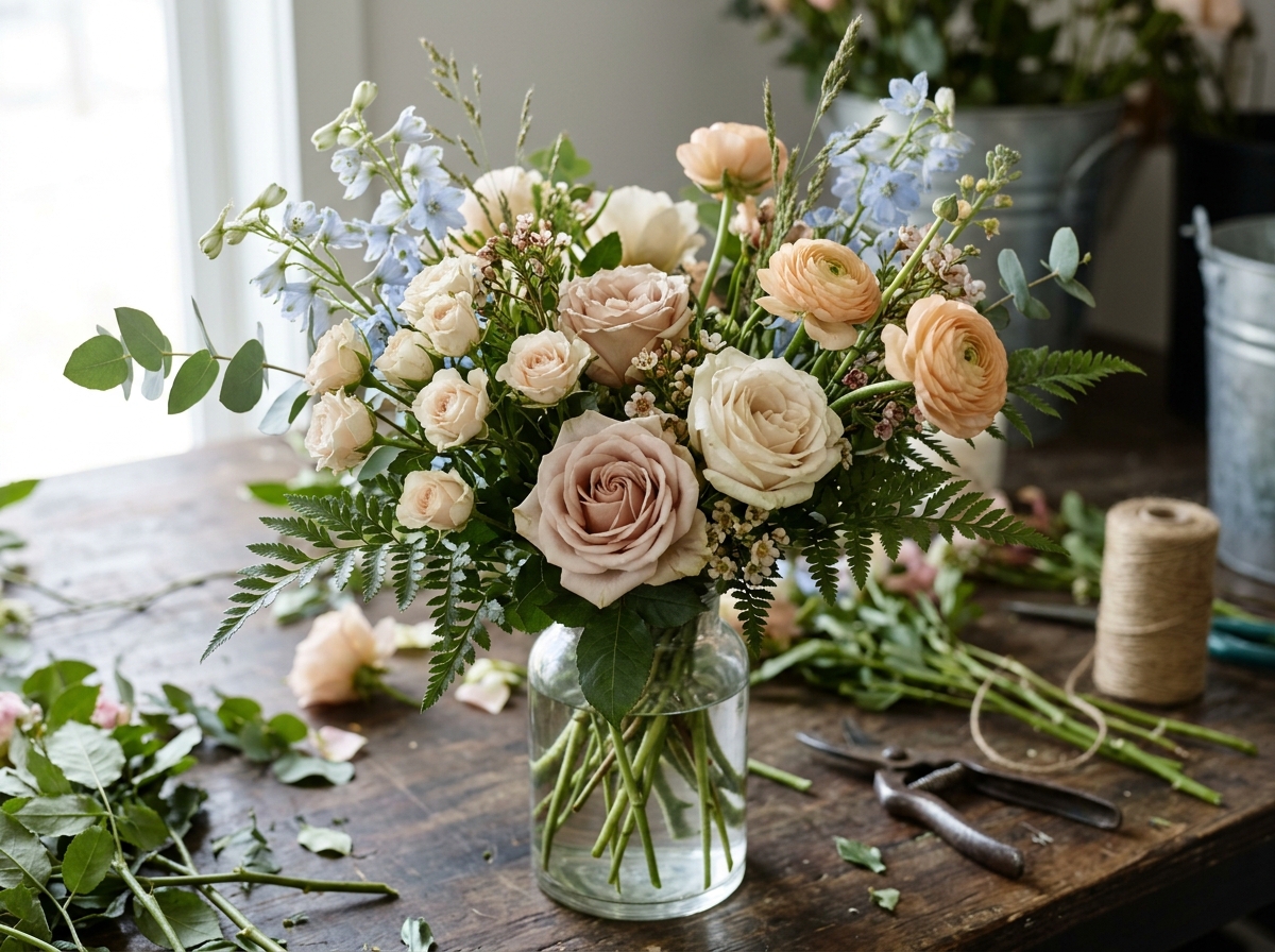 Illustrative everyday bouquets photograph
