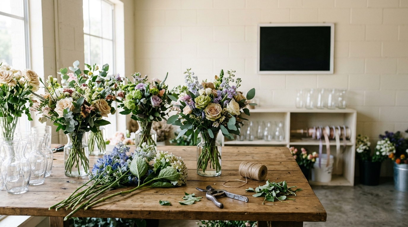 Illustrative everyday bouquets photograph