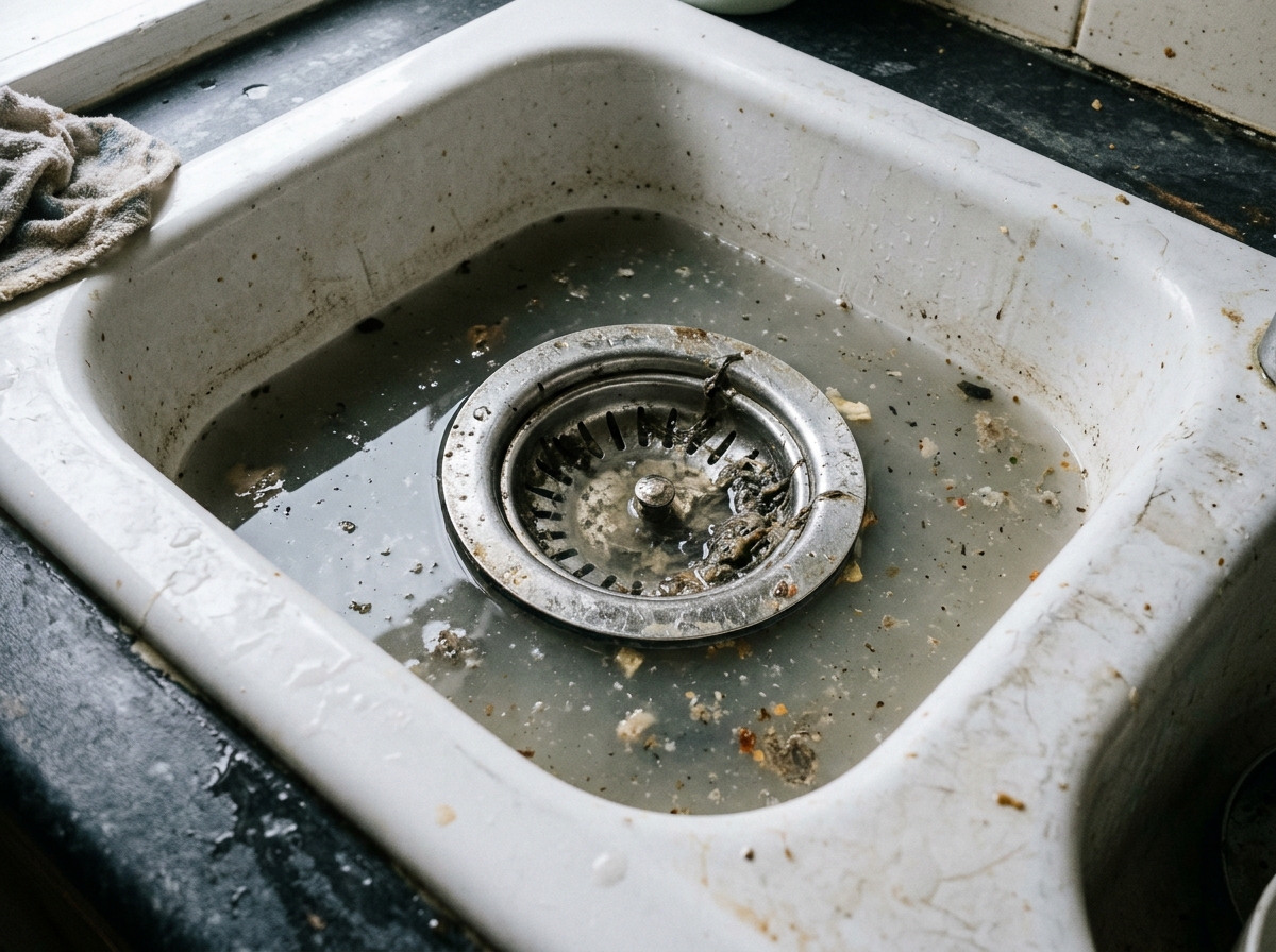 Checking a bathroom faucet spout for consistent water flow