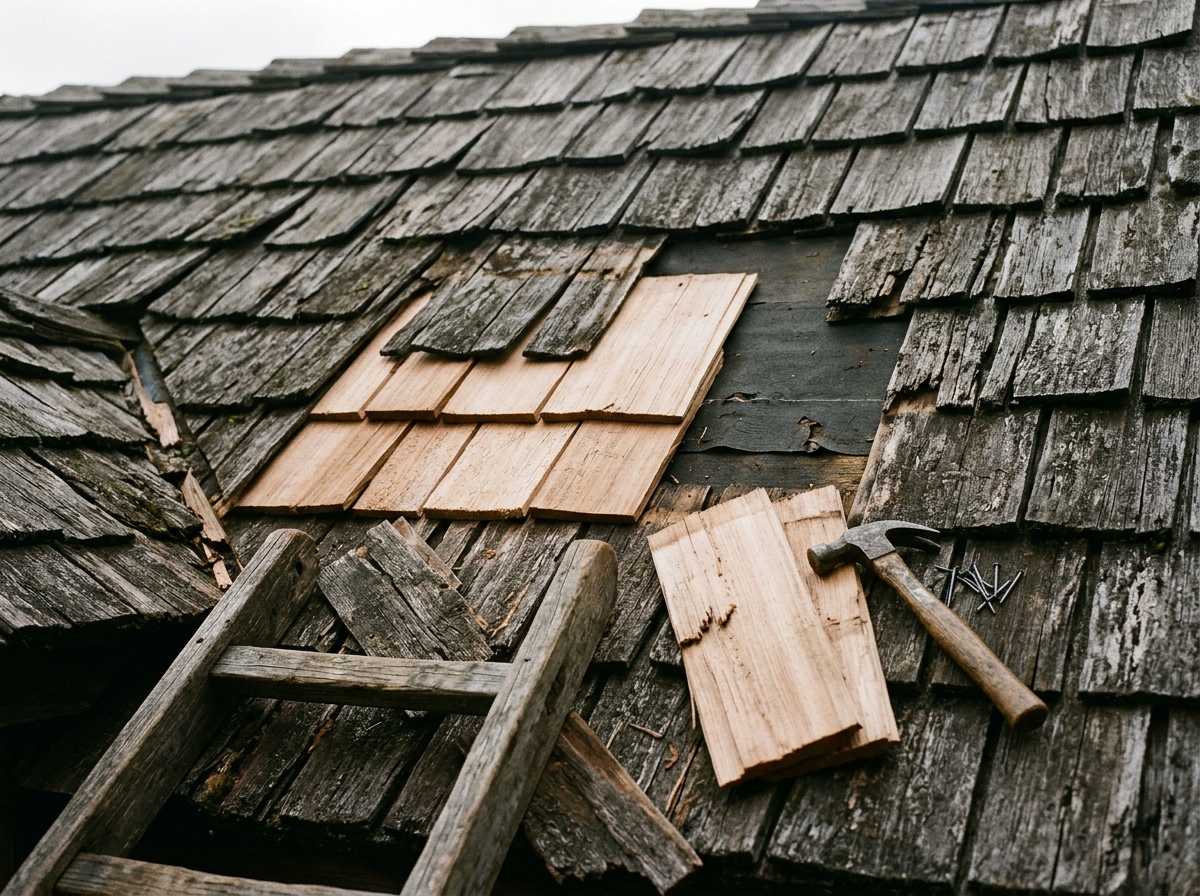 Illustrative roof repair photograph