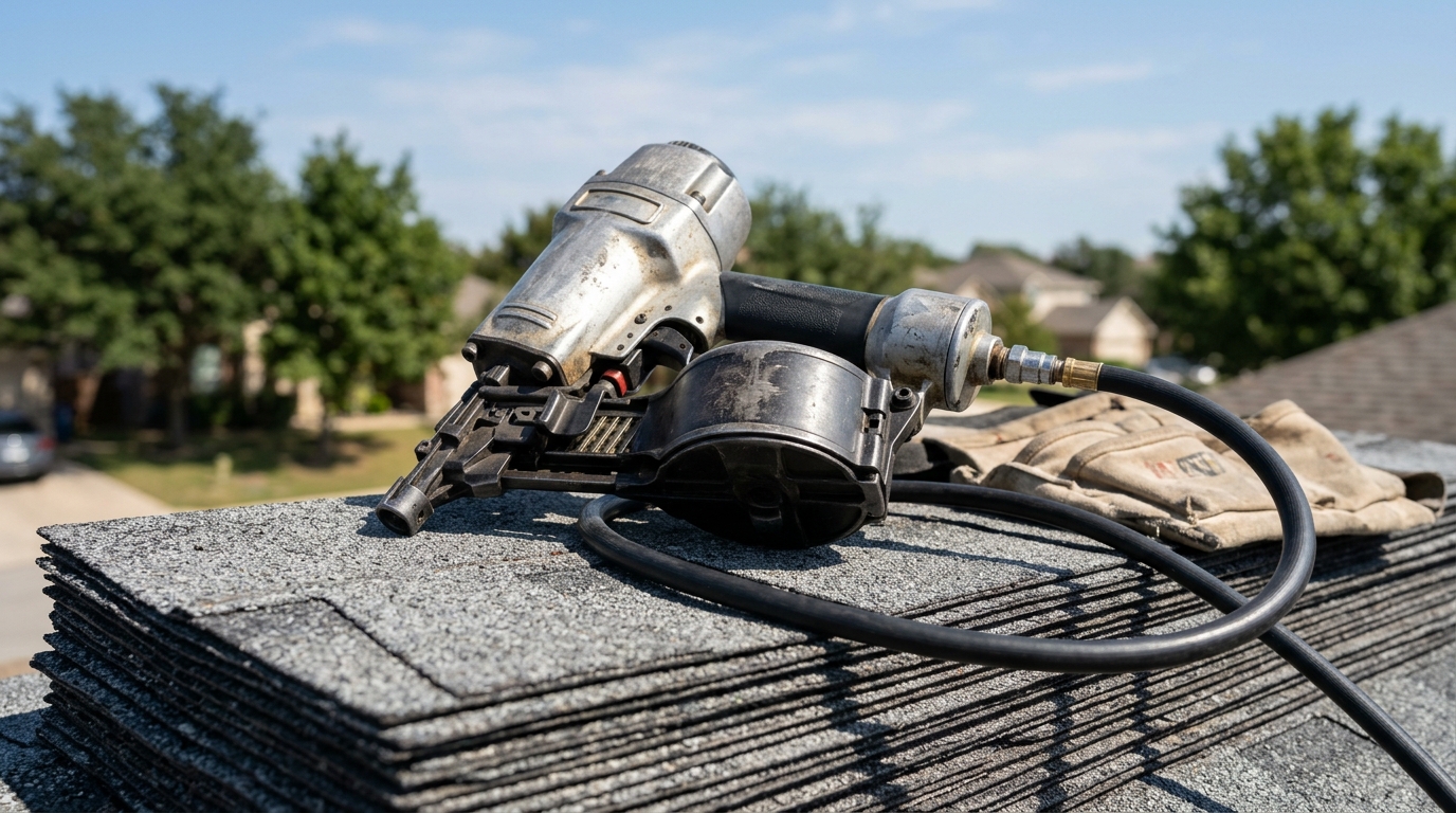 Illustrative roof replacement photograph