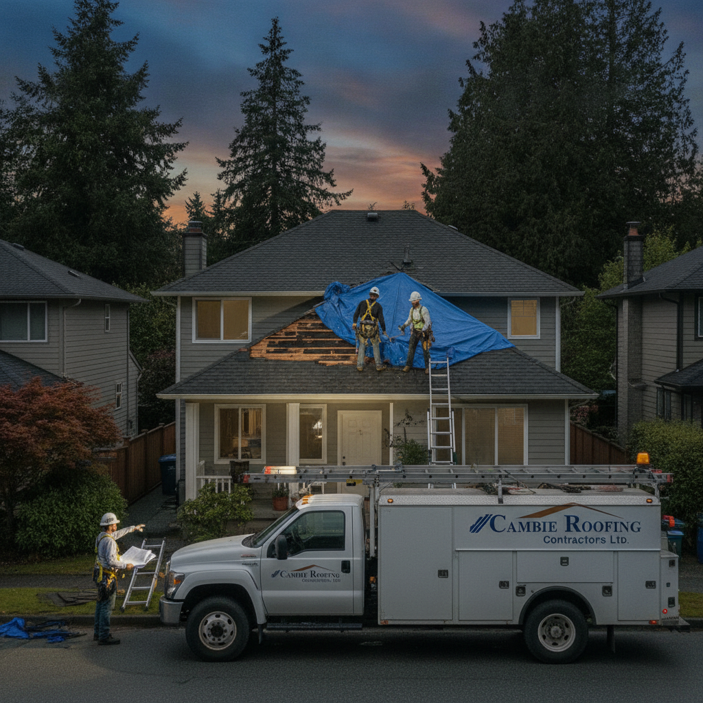 Emergency Roof Repair — Cambie Roofing Contractors Ltd