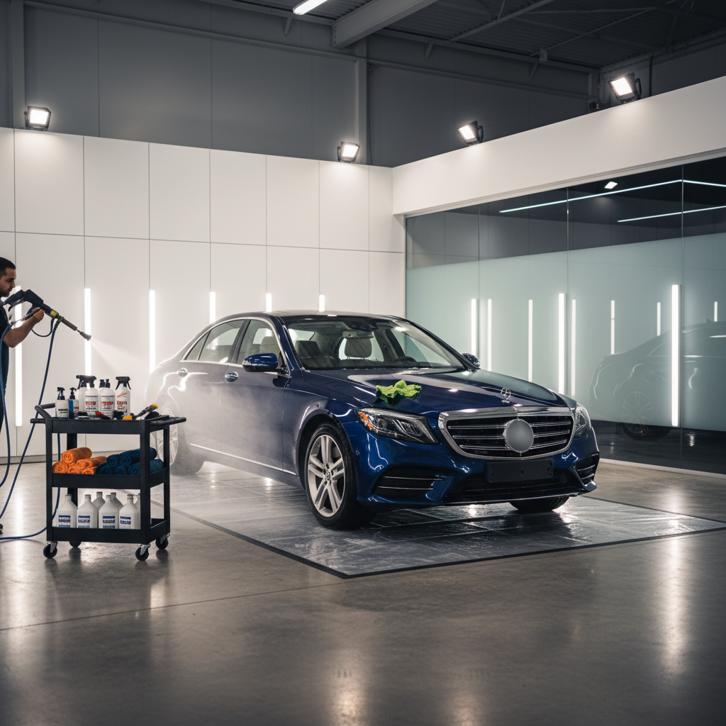 Premium Ceramic Coating Orlando FL application on luxury vehicle