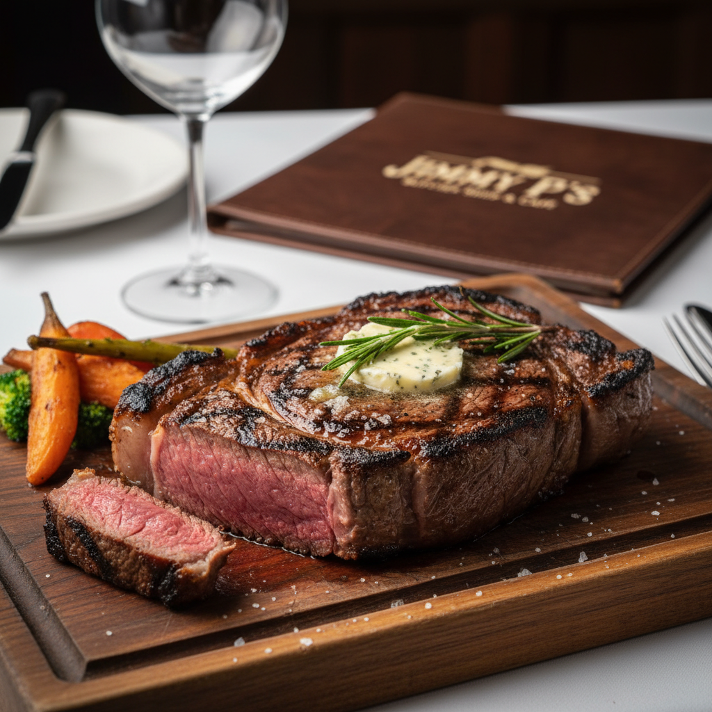 Chef preparing a cut at the finest Steakhouse Bonita Springs FL