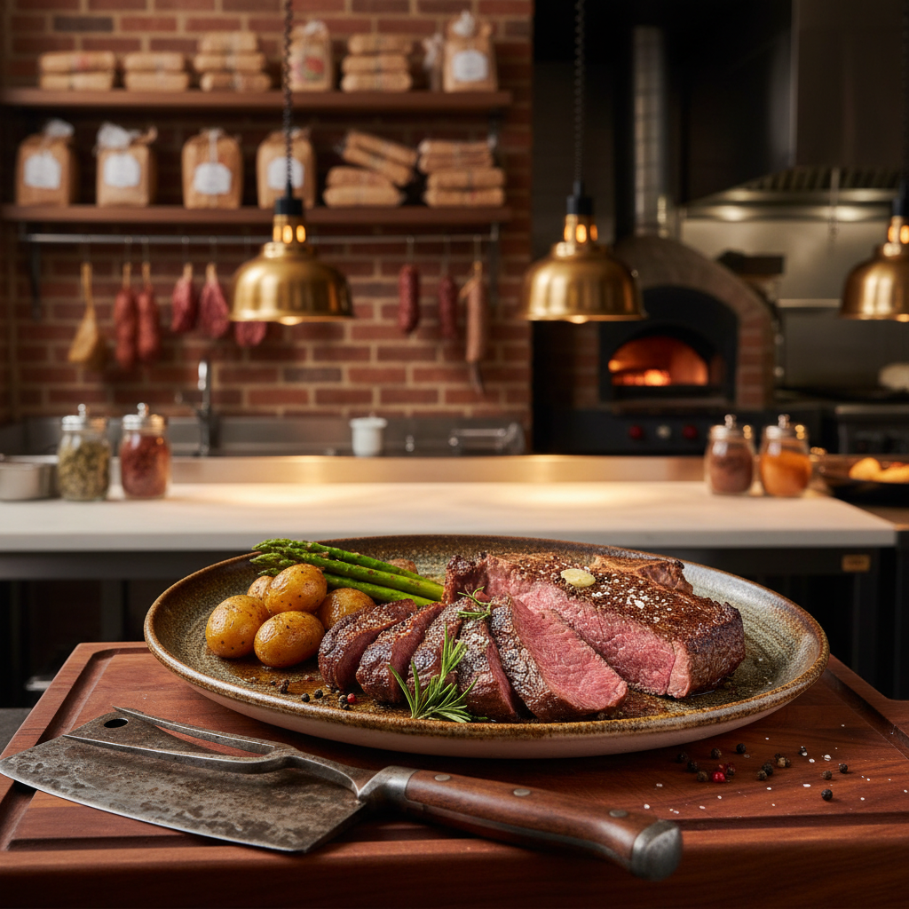 Interior of premium Butcher Shop Bonita Springs FL showcasing fresh meats