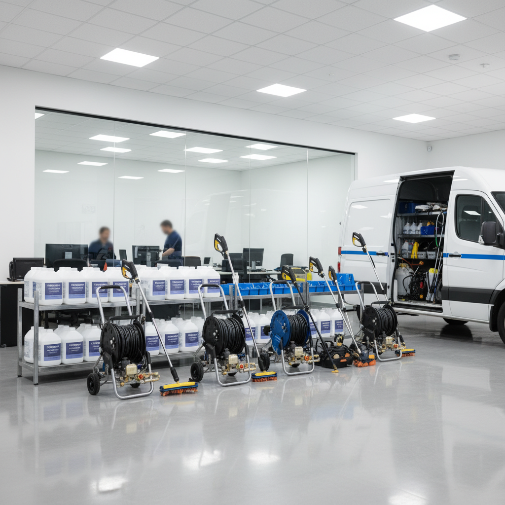 Professional Paver Sealing Naples FL technician cleaning a driveway near Audubon Boulevard