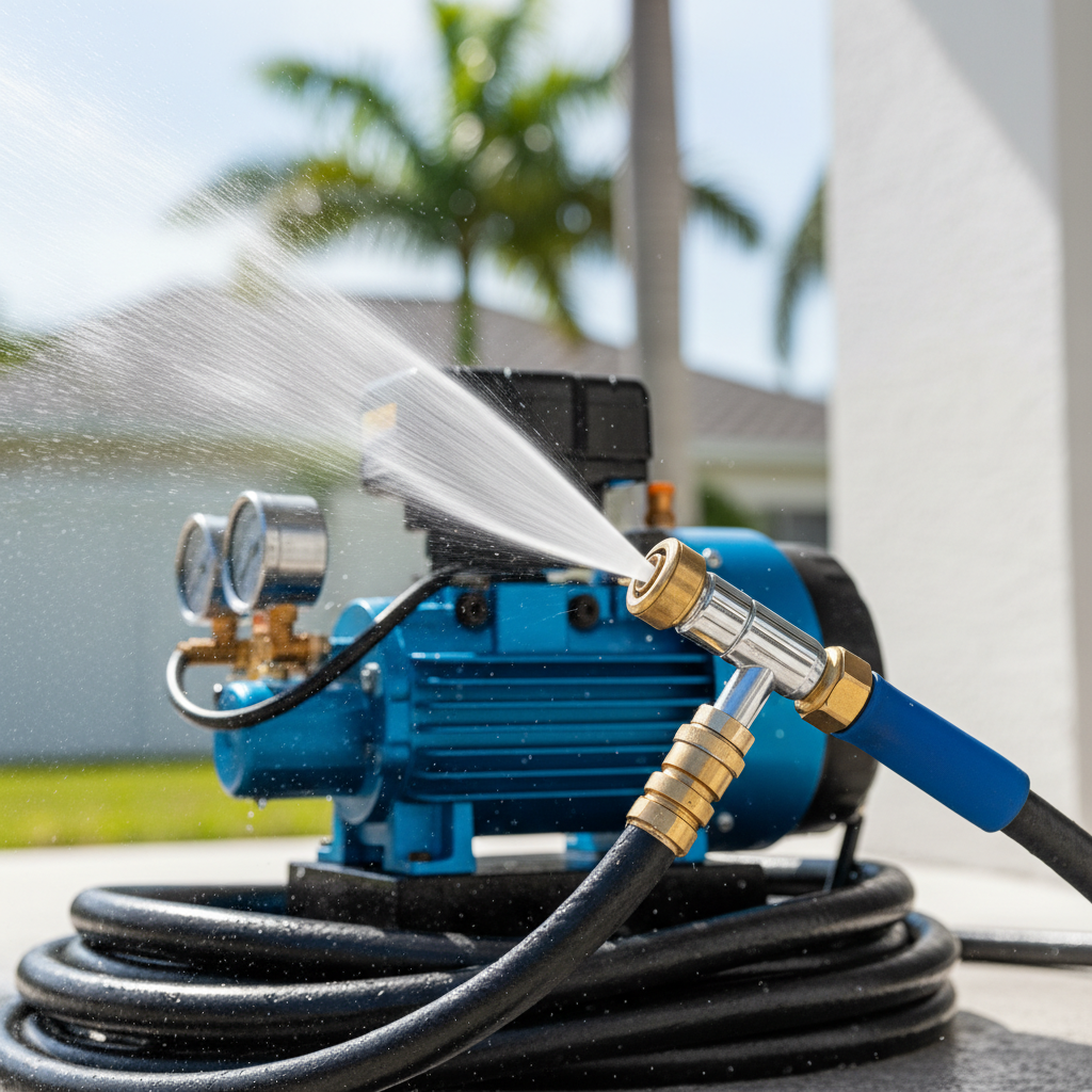 Detailed view of Screen Enclosure Cleaning and pressure washing results