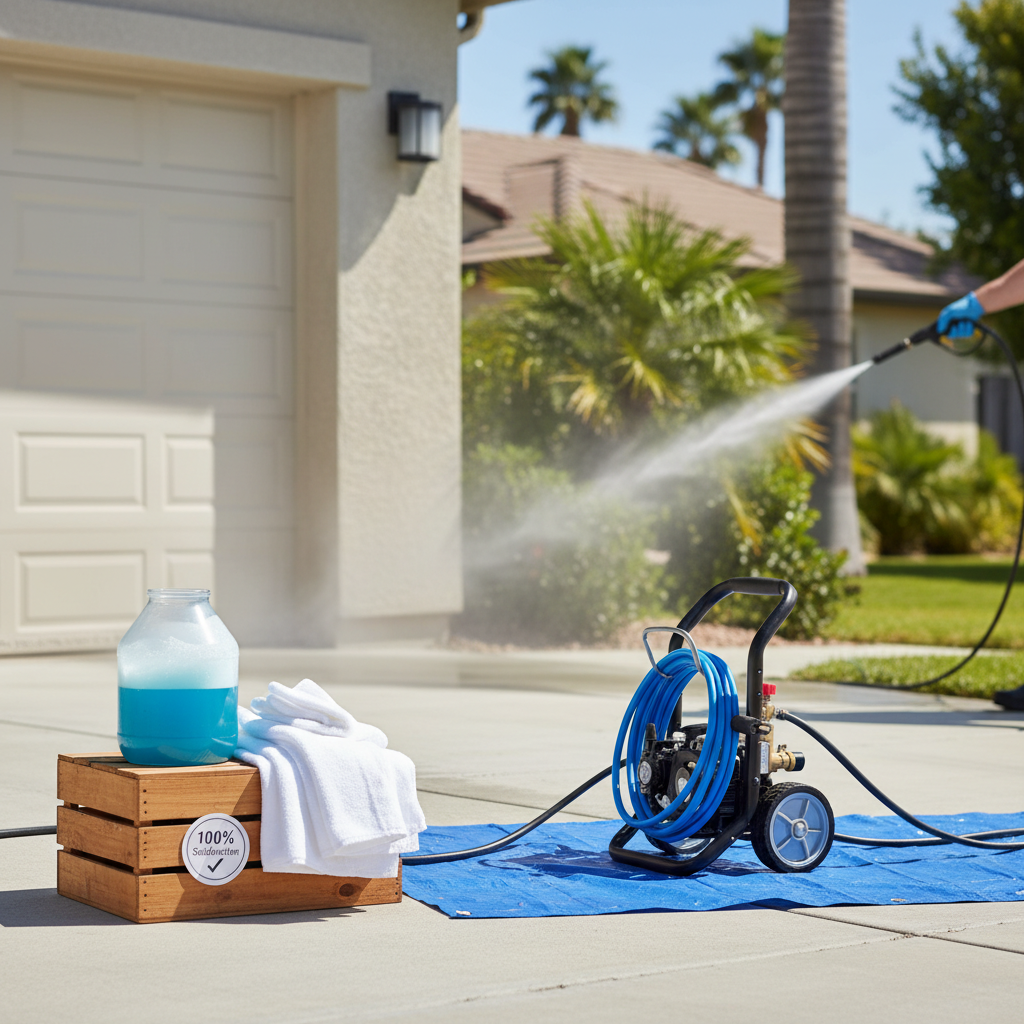 Professional Pressure Washing Naples FL team cleaning a driveway near Arbor View and Rail Head