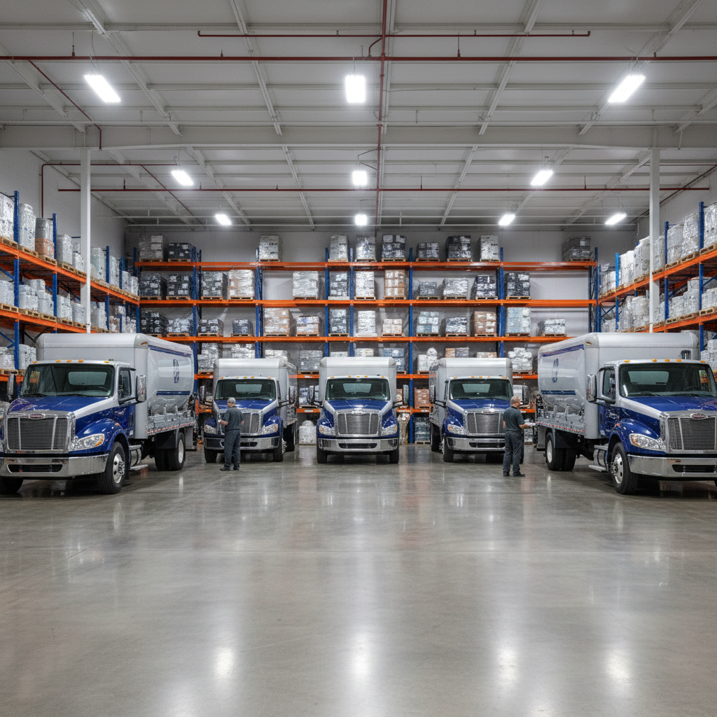 Professional Grill Tank Delivery Plant City service vehicle and team member