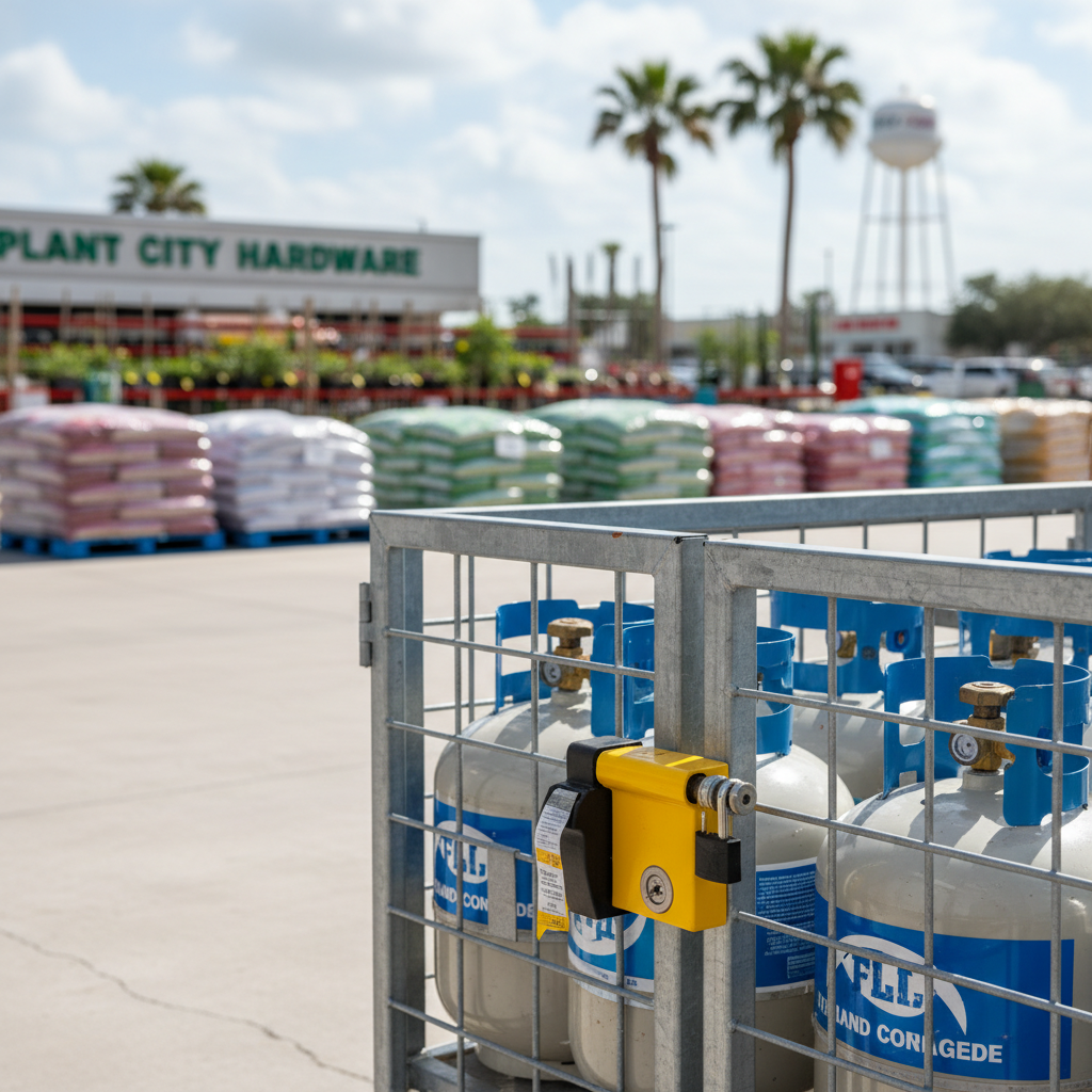 Bbq Propane Tank Exchange Plant City service in action