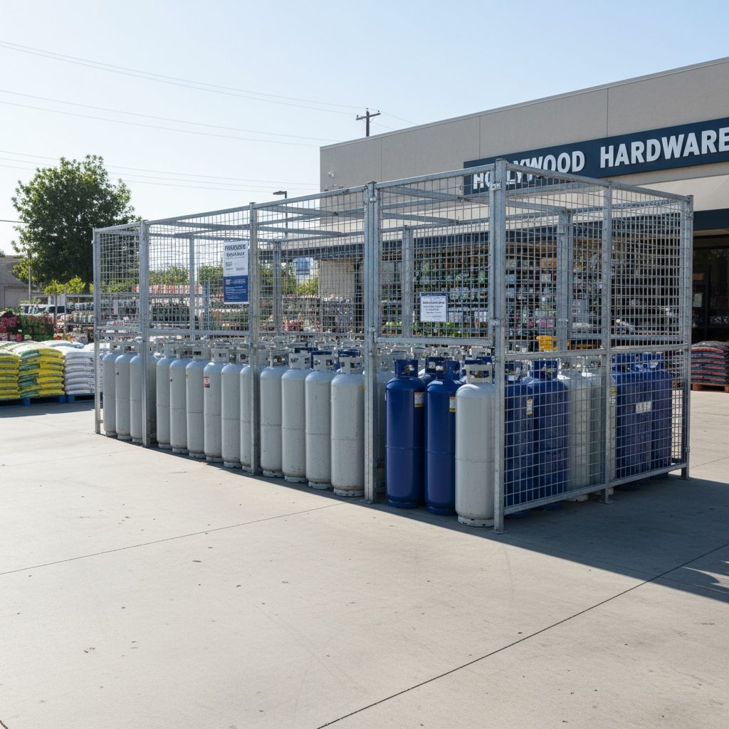 Professional forklift propane refill station in Hollywood FL near Taft Street