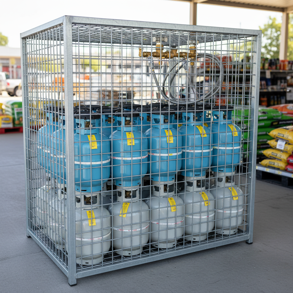 Camper Propane Refill Hollywood service station tanks