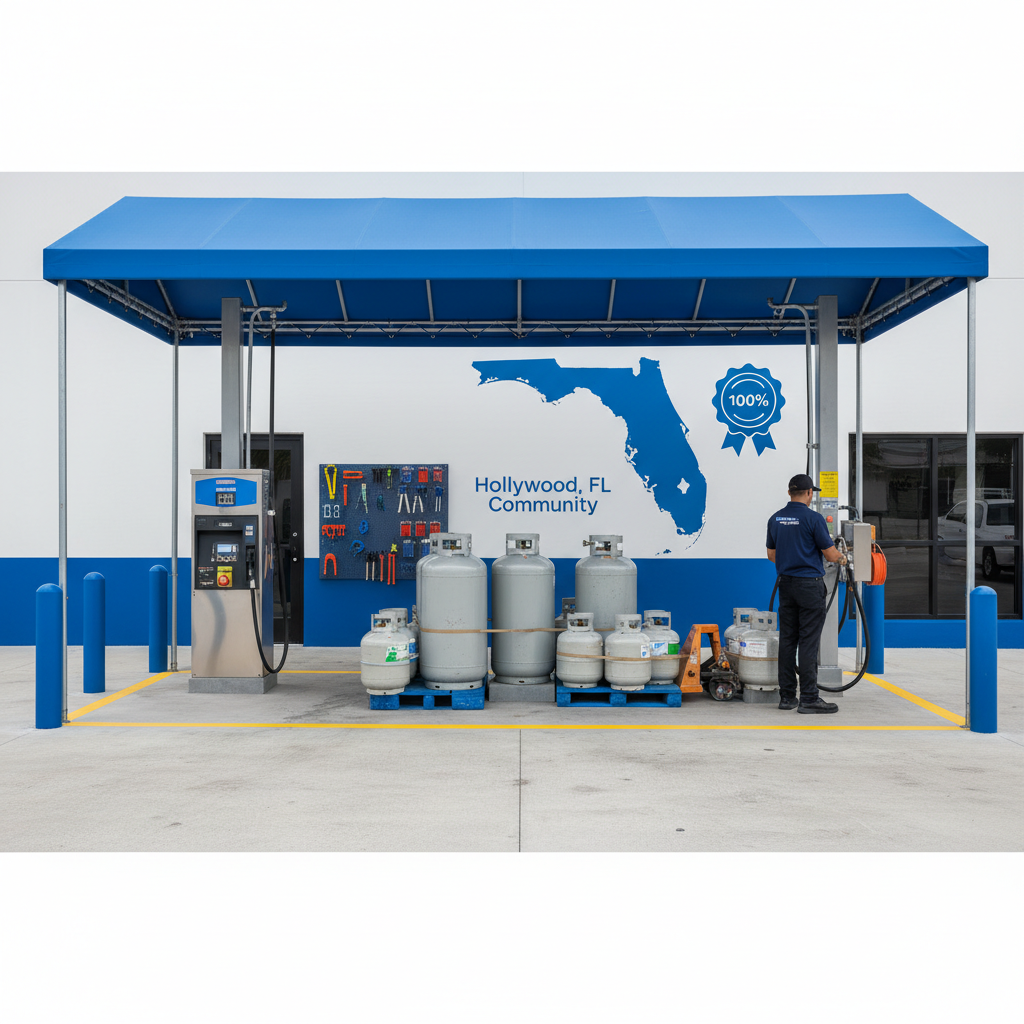 Propane Refill Station in Hollywood FL providing fast service