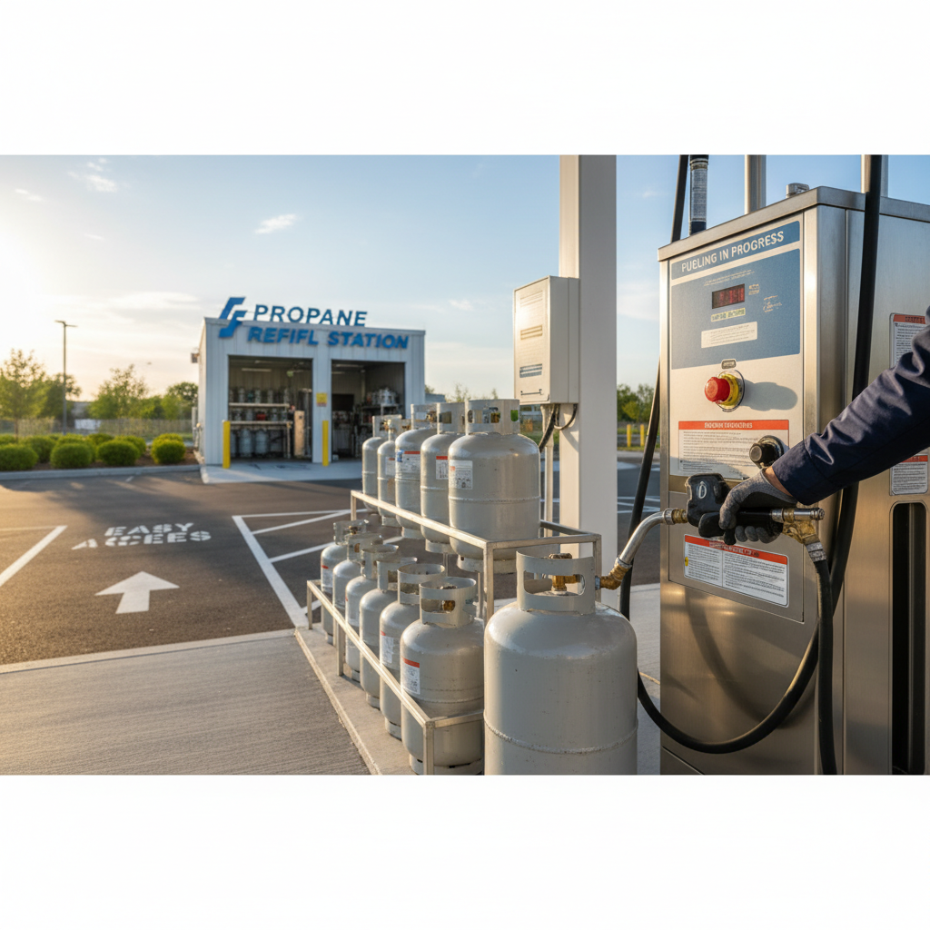 Rv Propane Refill Hollywood FL station with easy access for motorhomes