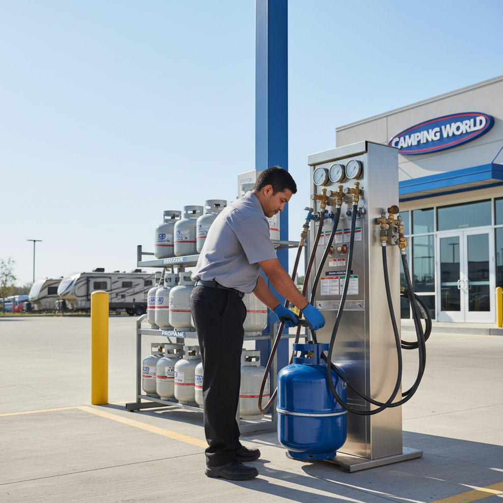 Propane Refill Fort Myers FL station just south of Interstate 75
