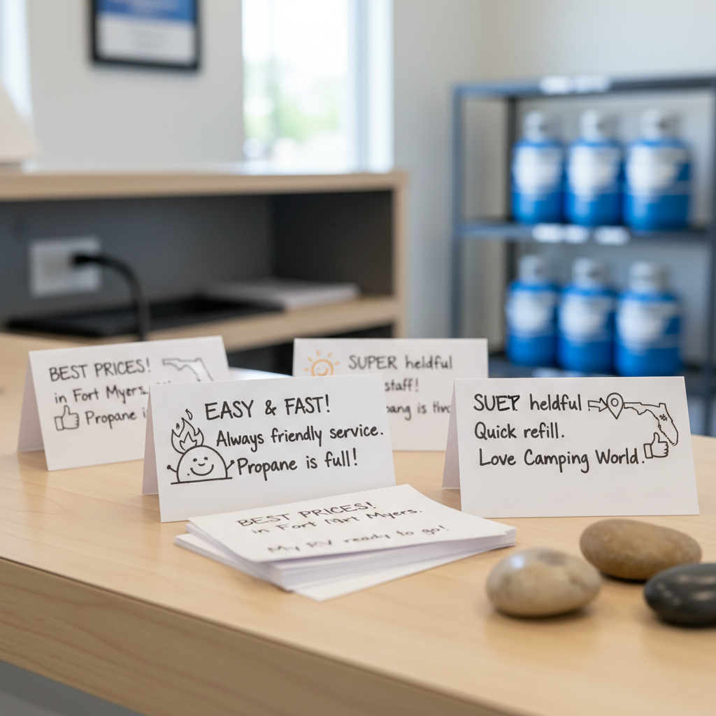 Safe and certified Propane Bottle Refill Fort Myers service station