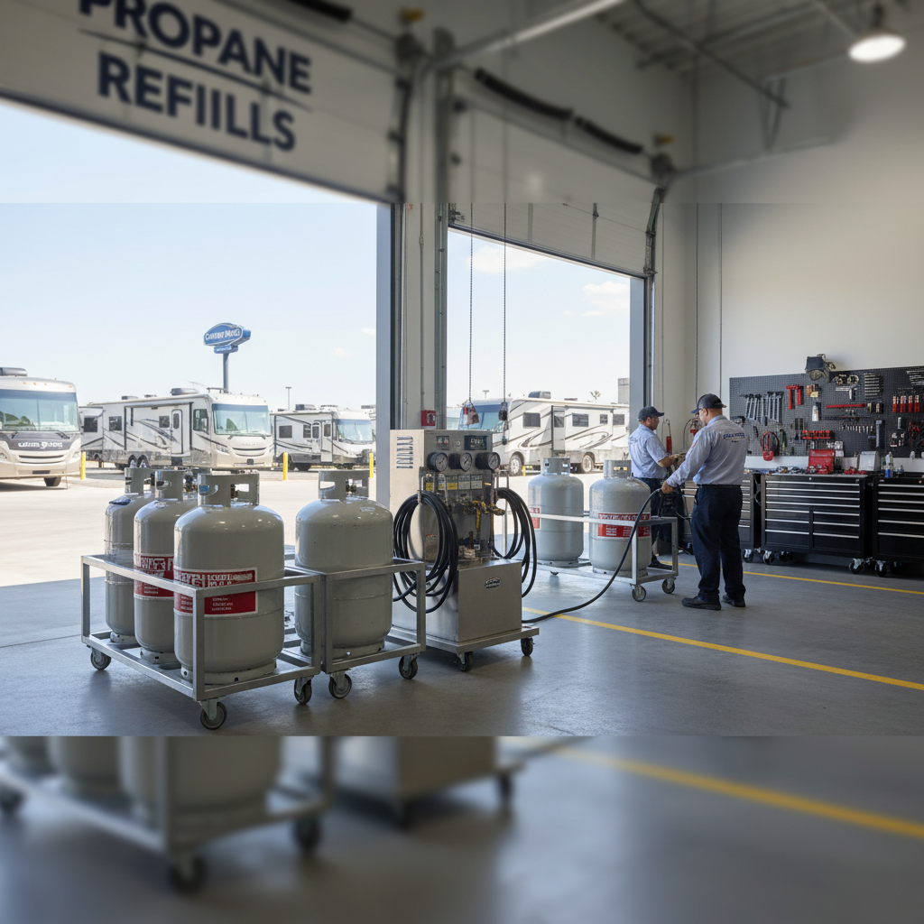 Camping World Propane Price and refill station near Interstate 75