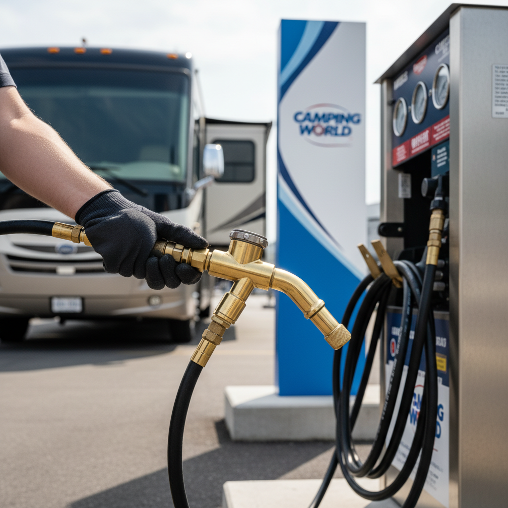 Camping World Fort Myers Propane refill station and service area