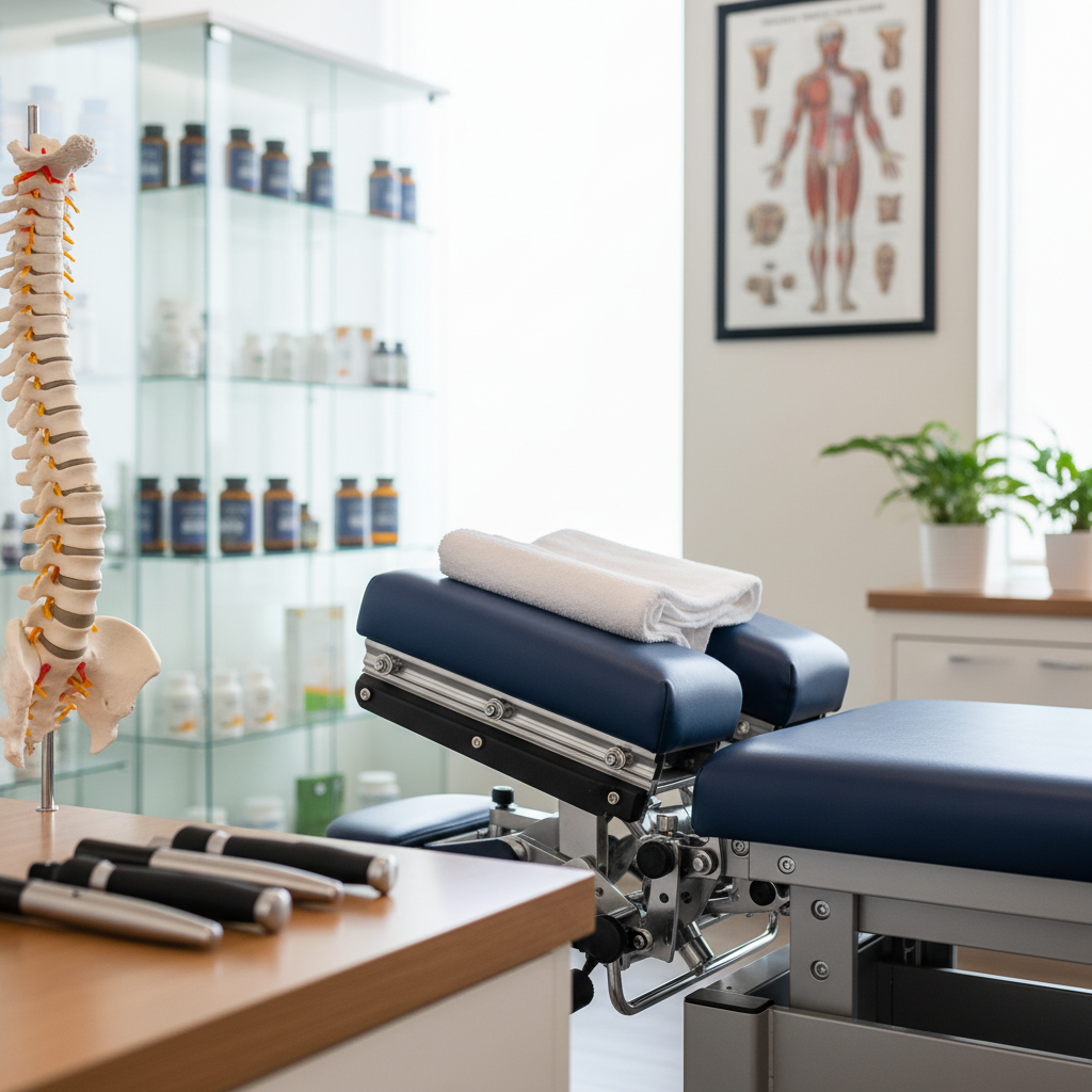 Modern Chiropractic Adjustment Stuart FL clinic room