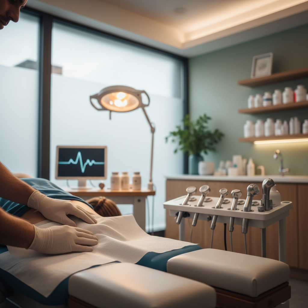 Chiropractic Adjustment Stuart treatment room