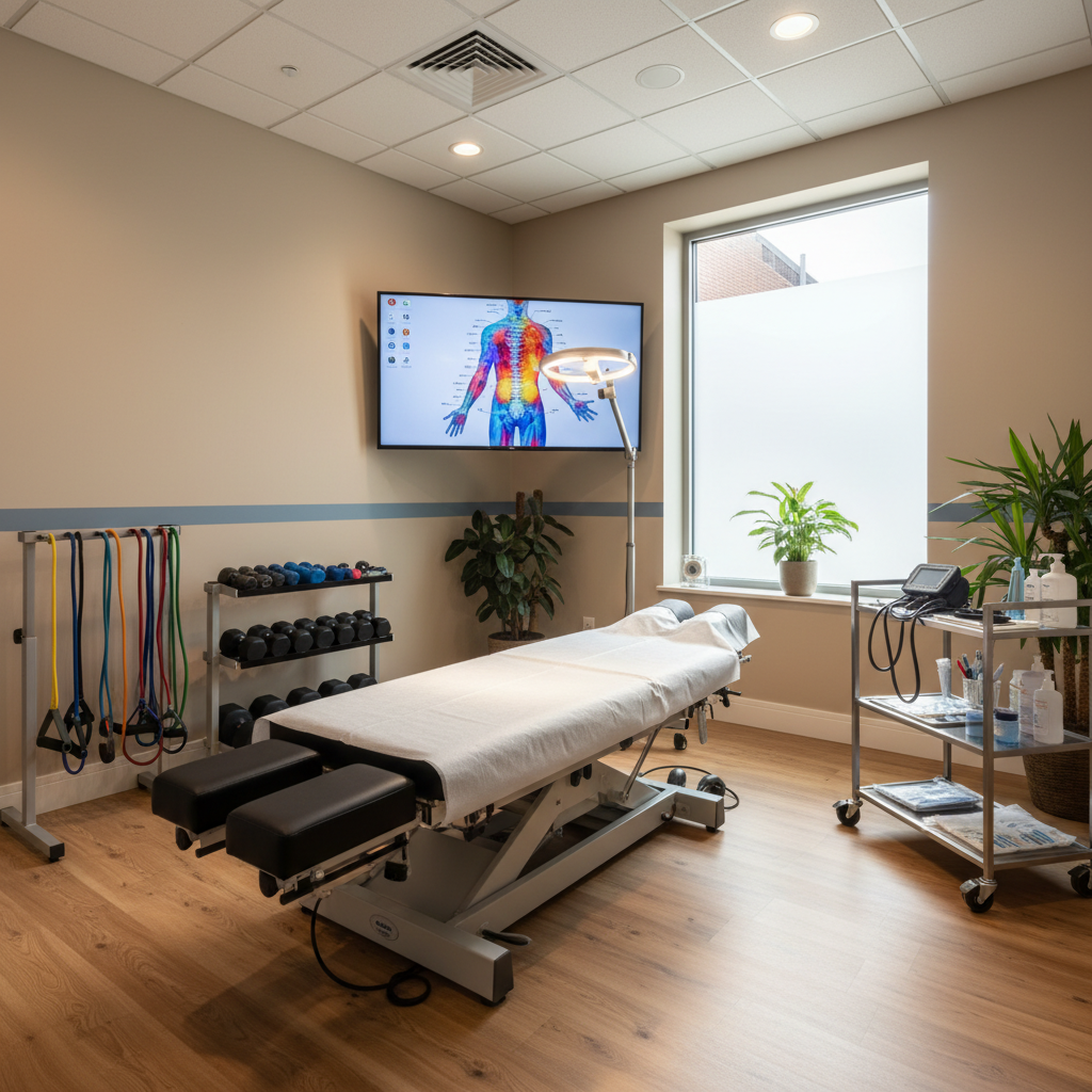 Spinal Decompression Stuart FL treatment room at Simpson Advanced Chiropractic
