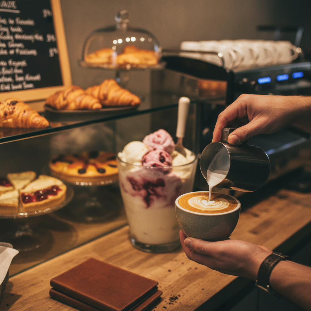 Delicious coffee and treats at Sweet Licks Cafe Fort Myers