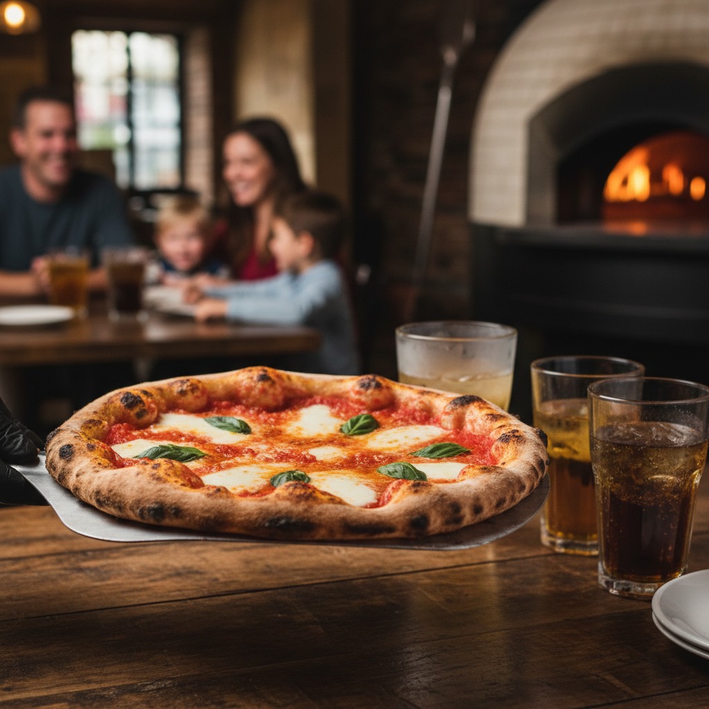 Chef preparing dough at Tony Sacco's near Coconut Point